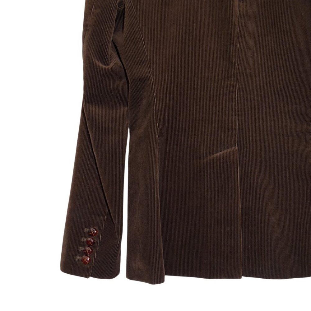 J.Crew Brown Corduroy Blazer Jacket Women’s 4 Academia Preppy Vintage - Picture 4 of 8